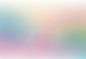 Abstract colorful halftone gradient background