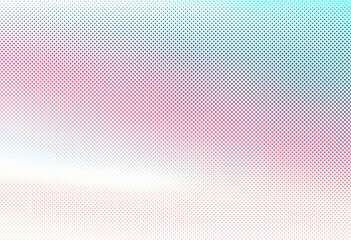 Abstract colorful halftone gradient background