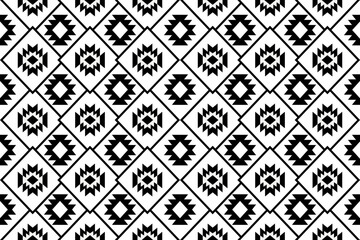 Tribal aztec vector retro seamless pattern on white background. Navajo southwest. Geometric ethnic oriental seamless pattern traditional. Mexican style. fabric, white , carpet, textile, batik, rug