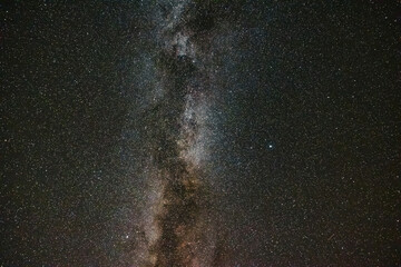 The milky way and starry night background photo. Space background