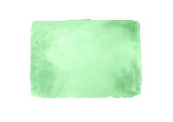 Abstract green watercolor background texture