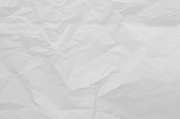 Naklejka premium White crumpled paper for background image