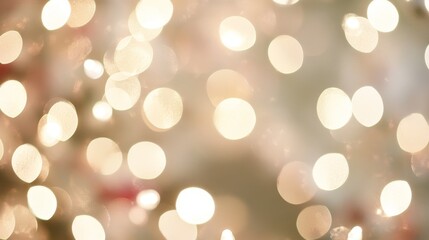 Defocused Christmas lights twinkle softly in the background, creating a warm, festive atmosphere perfect for holiday celebrations and cozy winter nights.