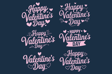 Celebrating Valentine's Day with Love Icons vector