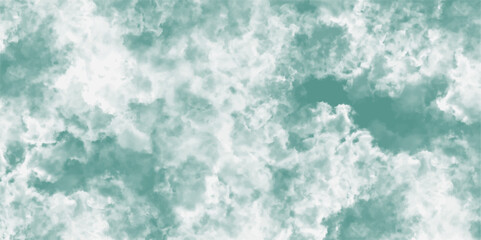 Painting abstract monochrome Hand drawn wet background in vintage style. Seamless Aqua Organic  Textile. Turquoise background reminiscent of cement wall texture with old grunge