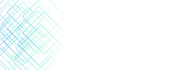 Light Ornament Technology Vector Panoramic. Isometric squares & Geometric lines. banner design, illustration technology with line pattern. Digital technology and engineering background