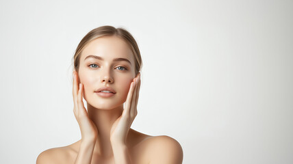 スキンケアイメージの女性