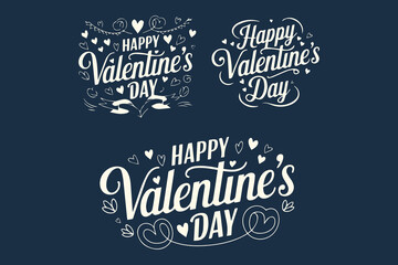 Celebrating Valentine's Day with Love Icons vector