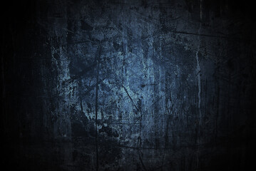 Naklejka premium Black grunge texture with scratches and smudges 