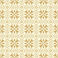 Obraz premium geometric seamless pattern in gold color for textile, carpet, wallpaper and fabric