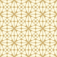 Fototapeta premium geometric seamless pattern in gold color for textile, carpet, wallpaper and fabric