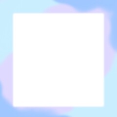 a white square on a blue and purple background