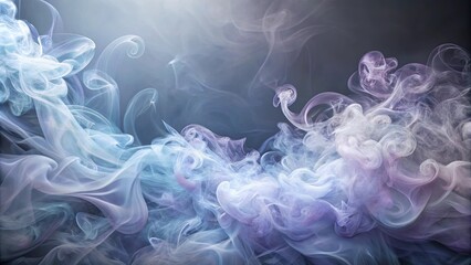 Obraz premium Abstract Swirling Vapor in Pastel Hues, a Dreamlike Texture