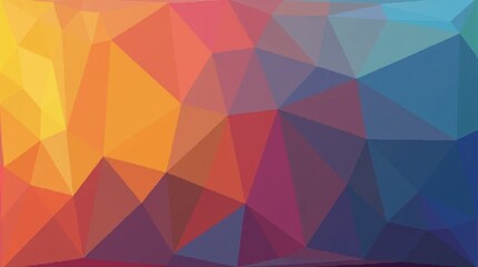 Vibrant Geometric Shapes Abstract Background