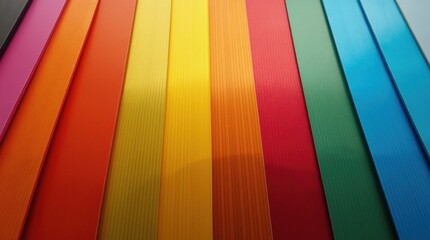 Abstract Aluminum Sheet Sculpture in Bold Colors
