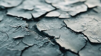Close-up view of innovative self-repairing material showcasing its ability to autonomously heal cracks and damages in a textured, peeling surface.