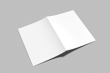 A4 Bifold Brochure Mockup