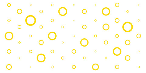 Cute little rings, bubbles in background. Festive cover. Gift wrapping. Vector illustration.