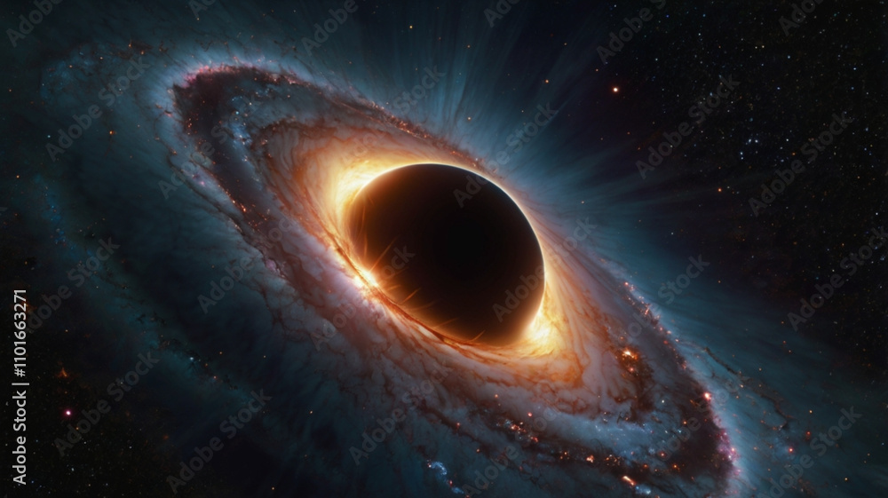 Wall mural ai generated beautiful and stunning image of universe, showing attraction of universal objects