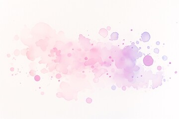 濡れた画用紙に溶ける水彩画のような絵具