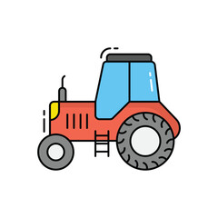 Tractor vector icon