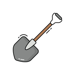 Shovel vector icon