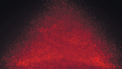 Rotating swirling shapes particles. Tornado, abstract digital swirl. Motion. Tornado formation. Vector illustration.