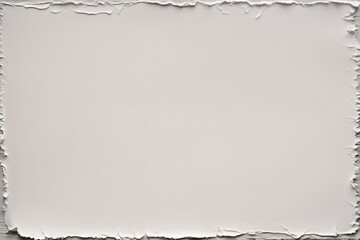 Distressed Edges on Soft White Paper Texture Backdrop