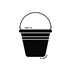 Bucket vector icon