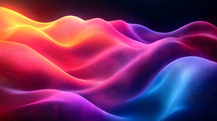 Obraz premium Interconnected Digital Devices Soft Abstract Art Symbolizing Transformation and Connectivity