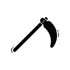 Scythe vector icon