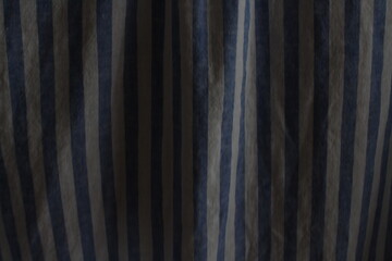 White and blue stripes fabric texture background