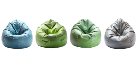 Bean bag chair super comfort bag chair  isolated on transparent background 