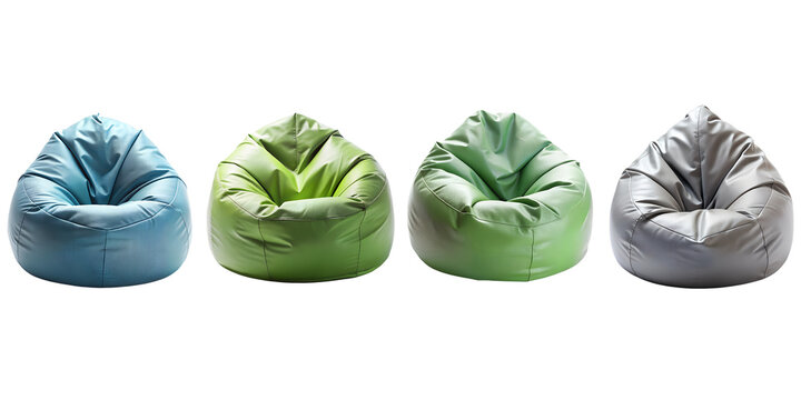 Bean bag chair super comfort bag chair  isolated on transparent background 