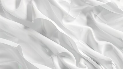 Fototapeta premium White wrinkled paper shading texture background
