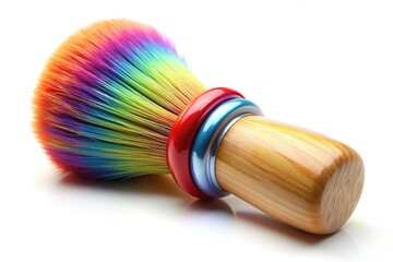 Fototapeta premium Tilt-Shift Shaving Brush: Synthetic Badger, Horsehair Exfoliate