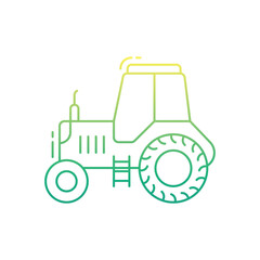 Tractor vector icon