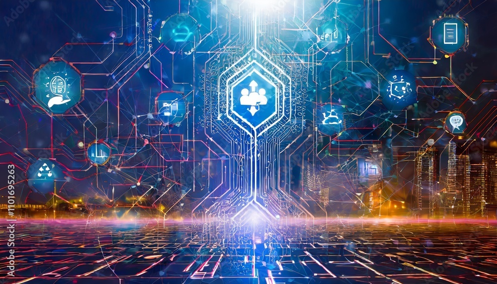 Poster exploring the intricacies of digital ethics: a comprehensive look at the challenges, implications, a