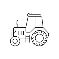 Tractor vector icon