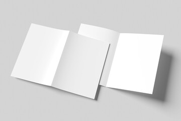A4 Bifold Brochure Mockup