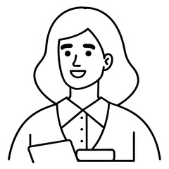 woman is engaged in financial planning