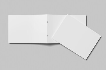 A4 Landscape Brochure Mockup