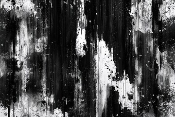 Fototapeta premium Distressed Black and White Artistic Background with Rough Texture