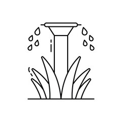 Sprinkler vector icon