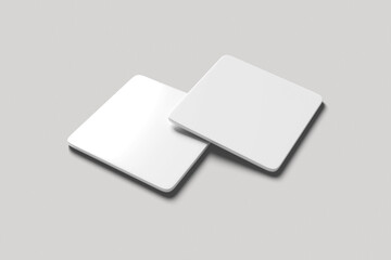 Square Coaster Mockup