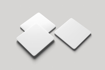 Square Coaster Mockup