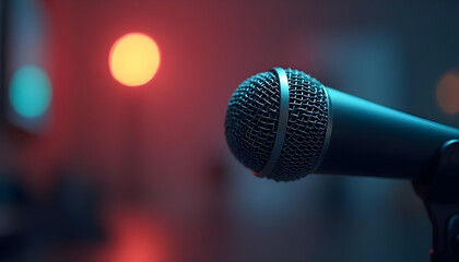 Obraz premium Mic for podcast