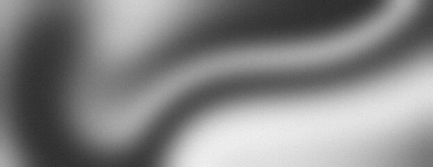 Grainy background, gray white black abstract color gradient shape, glowing wallpaper design, noise texture banner header poster cover backdrop design