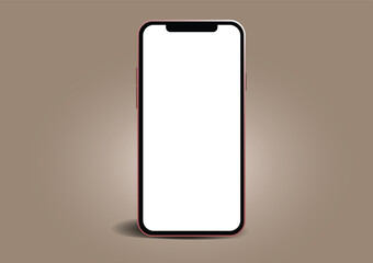 Smartphone. Mobile phone. Telephone. Realistic vector illustration.