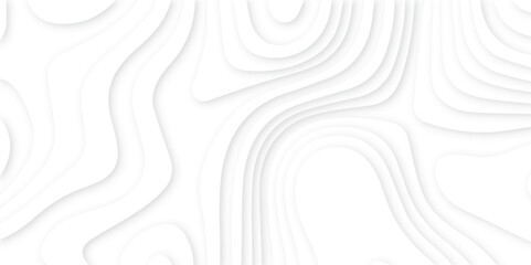 Abstract White paper cut background with lines.3d realistic papercut decoration textured with wavy layers. modern wallpaper texture and 3d realistic design use for banner flyers, posters.	